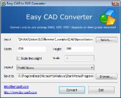 Easy CAD to SVG Converter 2.50