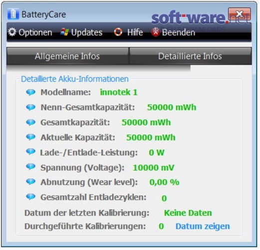 BatteryCare - Download (Windows / Deutsch) bei SOFT-WARE.NET