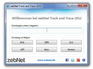 Track and Trace Screenshot