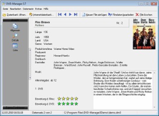 DVD-Manager Screenshot