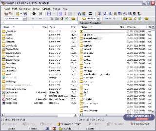 WinSCP Screenshot