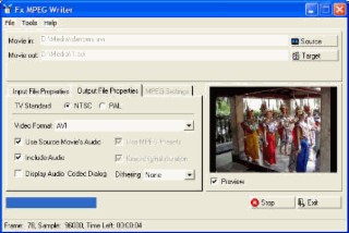 Fx MPEG Writer Screenshot