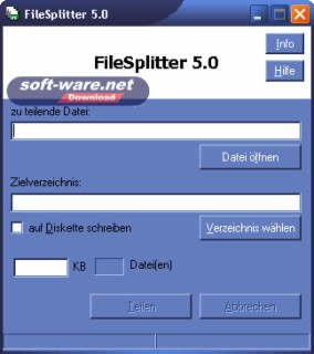 FileSplitter Screenshot