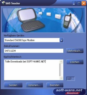 SMS Sender Screenshot
