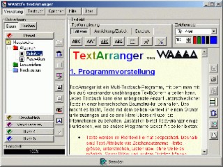 TextArranger Screenshot