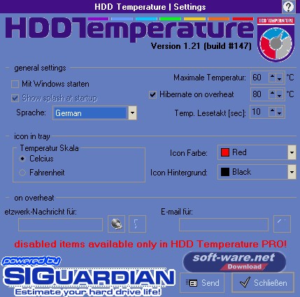 HDD Temperature Screenshot