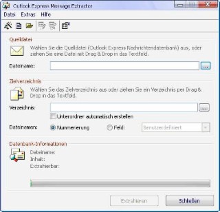Message Extractor Screenshot