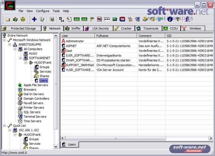 cain and abel software download