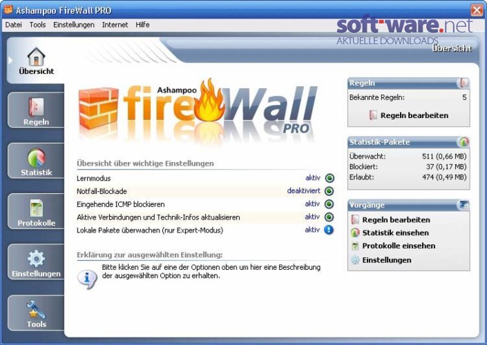 Ashampoo firewall pro v 1.14 windows 7
