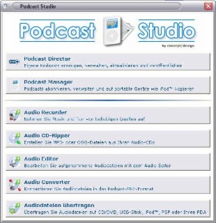 Podcast Studio Screenshot