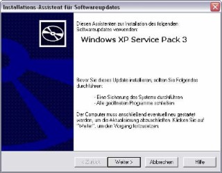 Windows XP SP3 Screenshot