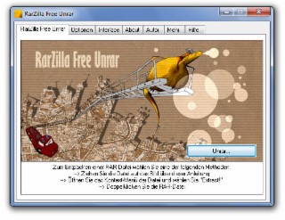 RarZilla Free Unrar Screenshot