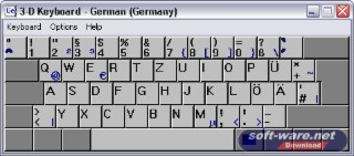 3-D Keyboard Screenshot