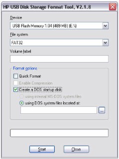 USB Disk Format Screenshot