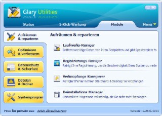 Glary Utilities Screenshot