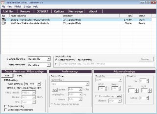 FLV-AVI Converter Screenshot