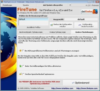 FireTune Screenshot