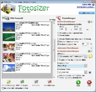 Fotosizer Screenshot