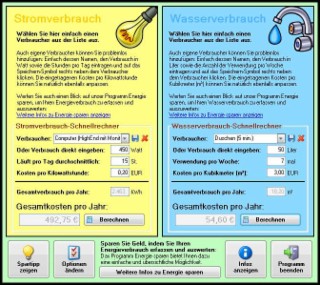 Energiekosten Screenshot