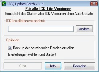 ICQ Update Patch Screenshot