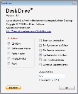 Desk Drive Screenshot