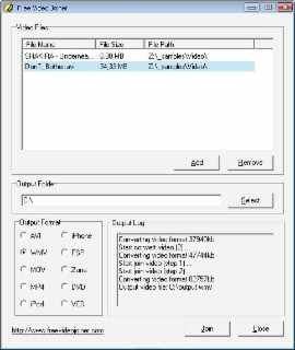 Free Video Joiner Screenshot