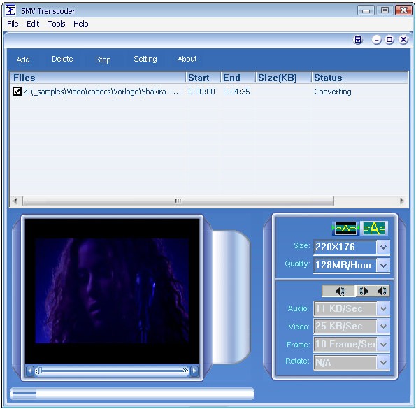 SMV Converter Screenshot
