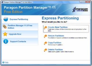 Partition Manager Screenshot