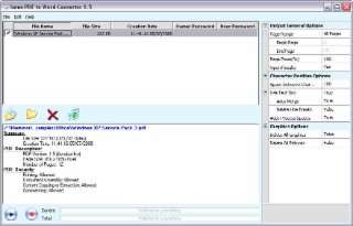 PDF Word Converter Screenshot