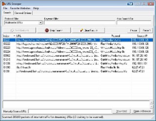 URL Snooper Screenshot
