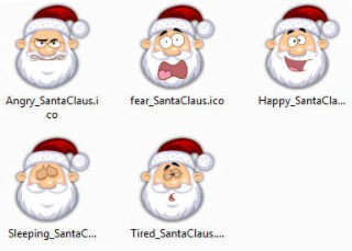 Santa Claus Icons Screenshot