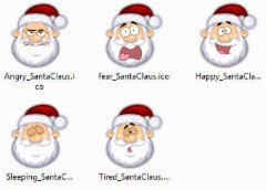 Santa Claus Icons