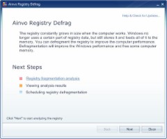 Ainvo Registry Defrag 4.1.7