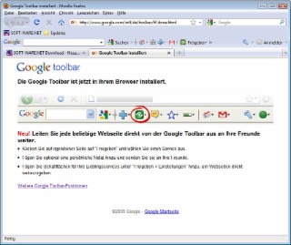 Google Toolbar FF Screenshot