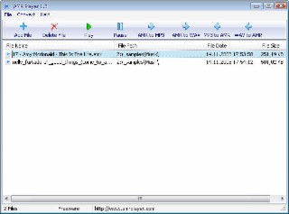 AMR Player Screenshot
