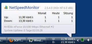 NetSpeedMonitor Screenshot