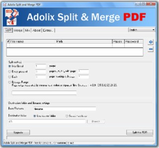Split & Merge PDF Screenshot