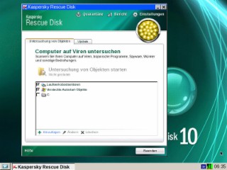 Kaspersky Rescue Disk Screenshot