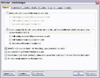 NoScript Screenshot