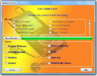 MP3Quiz Screenshot