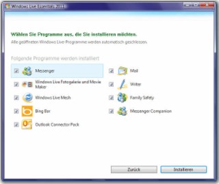 Windows Live 2011 Screenshot