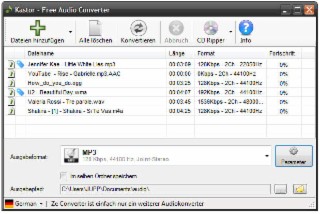 Audio Converter Screenshot