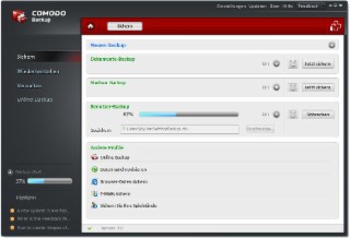 Comodo Backup Screenshot