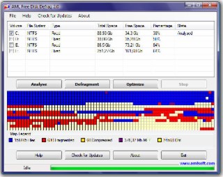 Free Disk Defrag Screenshot