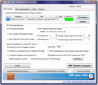 7-PDF Split & Merge Screenshot