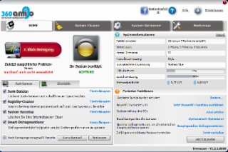 360Amigo System Speedup Screenshot