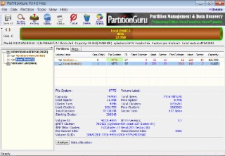 PartitionGuru Screenshot