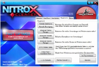 NitroX Cleaner Screenshot
