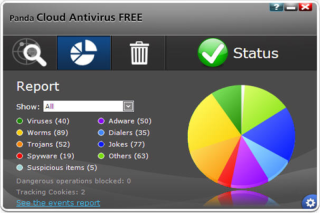 Panda Cloud Antivirus Screenshot
