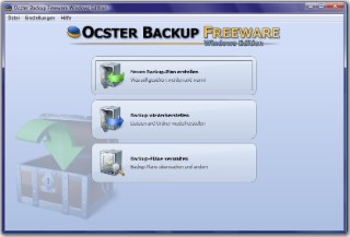 Ocster Backup Screenshot